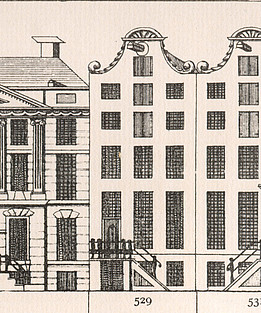 Herengracht 529, Tekening Caspar Philips