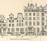 Herengracht 286, tekening Caspar Philips