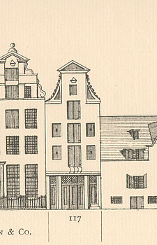 Herengracht 117, 1015 BE, tekening Caspar Philips