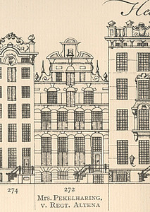 Herengracht 272 tekening Caspar Philips