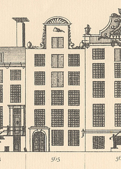 Herengracht 565, tekening Caspar Philips