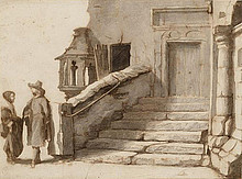 De trappen van het Sint Elisabeths Gasthuis