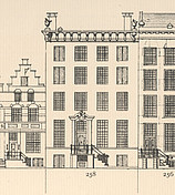 Herengracht 258 tekening Caspar Philips