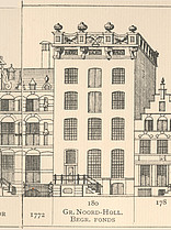Herengracht 180, tekening Caspar Philips