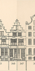 Herengracht 345, Tekening Caspar Philips
