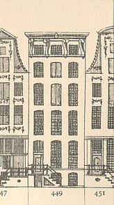 Herengracht 449, Tekening Caspar Philips