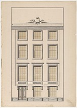 Herengracht 448 tekening 1772 architect L.F. Druck