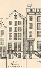 Herengracht 423, Tekening Caspar Philips
