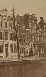 Keizersgracht 191-193, pand voor de doorbraak van de Raadhuisstraat