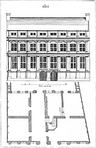 Keizersgracht 177, tekening uit Architectura Moderna