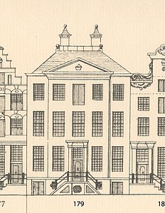 Herengracht 179, Tekening Caspar Philips