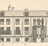 Herengracht 579, tekening Caspar Philips