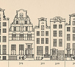 Herengracht 320-324 tekening Caspar Philips