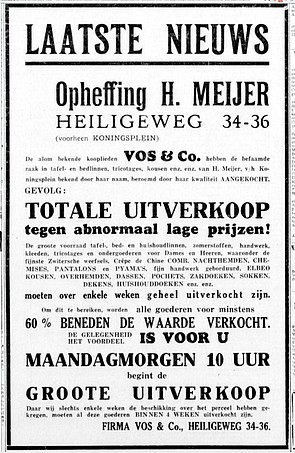 Koningsplein 6 einde De Telegraaf 05-03-1932