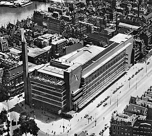 De Bijenkorf Rotterdam rond 1930