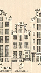 Herengracht 123, tekening Caspar Philips