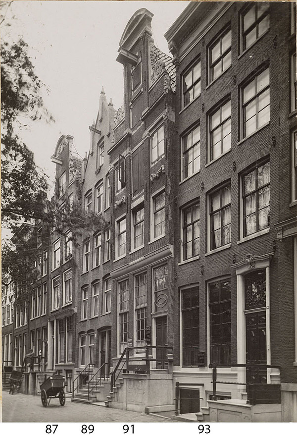 Herengracht 093 - 89 1940 schuin SAA
