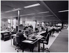 Herengracht 595 - 597, Interieur ABN AMRO bank: Afdeling Grootbedrijf op de tweede etage