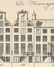 Herengracht 560, tekening Caspar Philips