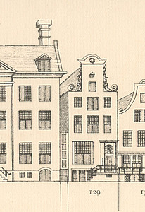 Herengracht 129, Tekening Caspar Philips