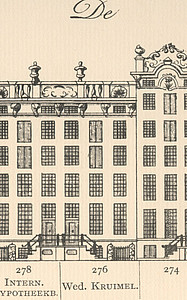 Herengracht 276, tekening Caspar Philips