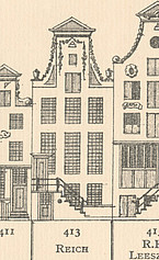 Herengracht 413, Tekening Caspar Philips