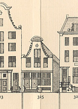 Herengracht 325, Tekening Caspar Philips