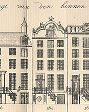 Herengracht 564, tekening Caspar Philips