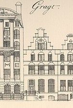 Herengracht 190, tekening Caspar Philips