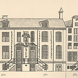 Herengracht 581, tekening Caspar Philips