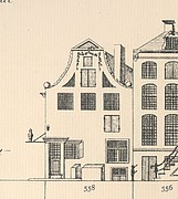 Herengracht 558, tekening Caspar Philips