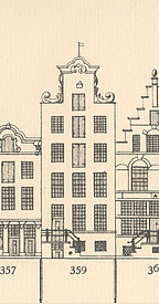 Herengracht 359, Tekening Caspar Philips