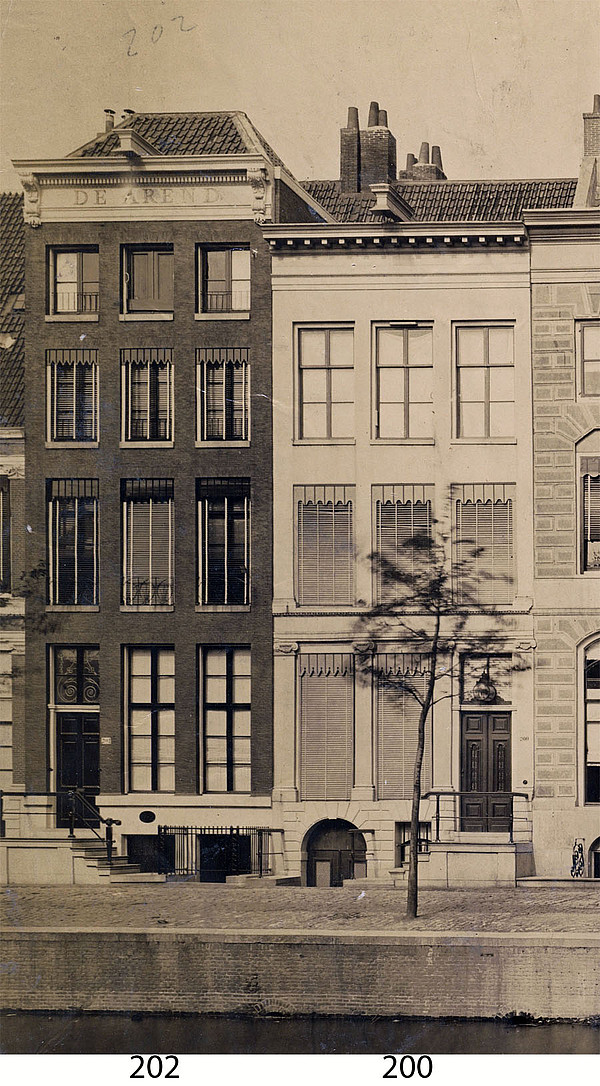 Herengracht 200 - 202 deels 1875 SAA