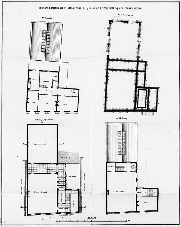 Herengracht 119 bouwtekening 1869 2 SAA