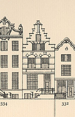 Herengracht 334 , Tekening Caspar Philips