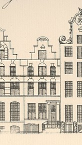 Herengracht 188, tekening Caspar Philips