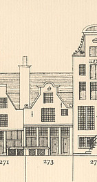 Herengracht 273, tekening Caspar Philips