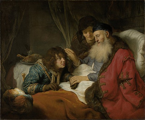 Isaac blessing Jacob door Govert Flinck