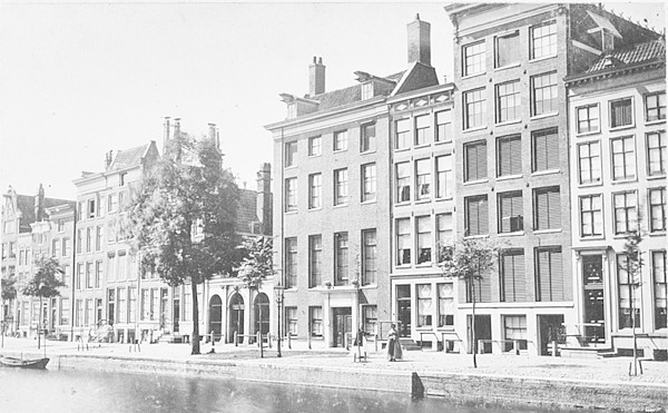 Keizersgracht 376-396, foto tussen 1870