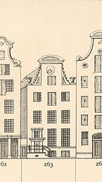 Herengracht 263, tekening Caspar Philips