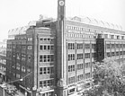 AMRO gebouw vanaf het Rembrandsplein gezien rond 1970