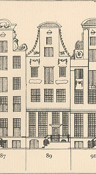 Herengracht 89 tekening Caspar Philips