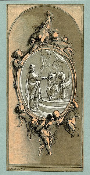 AT-1374 De Wit Jeremia voor Zedekia © Koninklijke Verzamelingen Den Haag