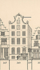 Herengracht 349, Tekening Caspar Philips