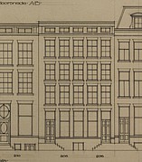 Herengracht 206-208, Huis voor afbraak, architect