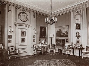 Herengracht 509-511 Interieur van de zijkamer in Louis XVI-stijl