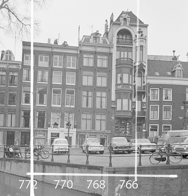 keizersgracht 766 - 772 gevel 1953-1995 Schaap BMA