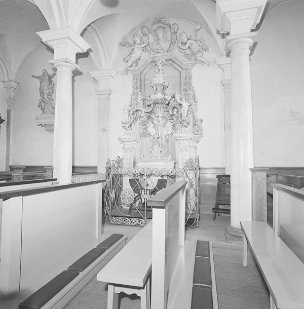 Waterlooplein 61 Kapel doopvont 1962 Schaap SAA