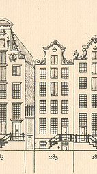 Herengracht 285, tekening Caspar Philips