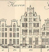 Herengracht 40 tekening Caspar Philips